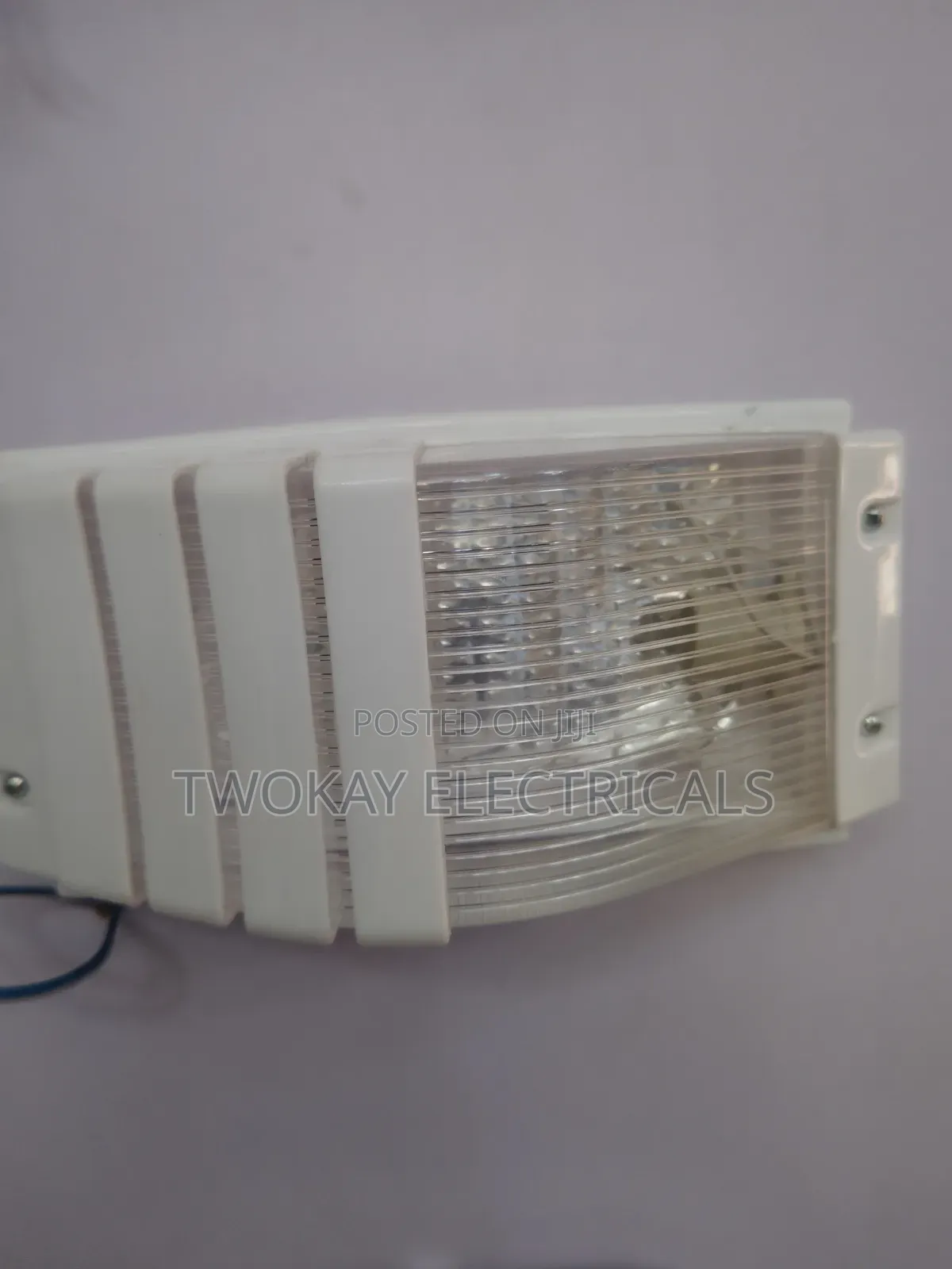 White Bulk Head Security Light