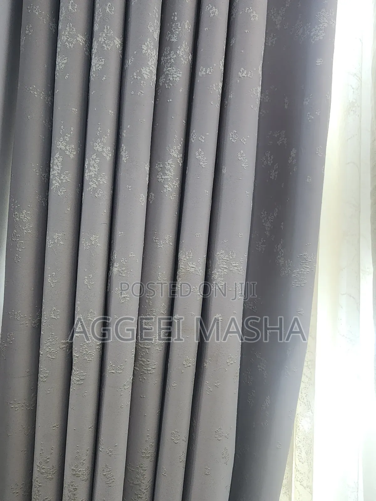 Flocal Gray Curtains