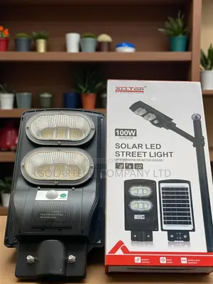 All-Top 100w Led Solar Street Light – No Electricity Needed