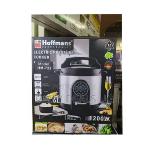 Hoffmans 12-in-1 Electric Pressure Cooker (Model: Hm-722) - Multicolor