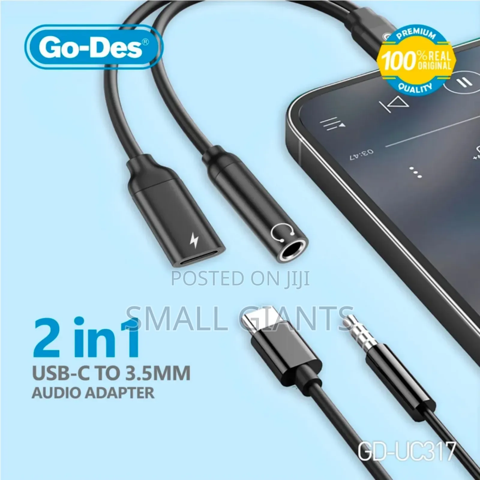 Go-Des Gd-Uc312 Type-C to 3.5mm Converter.