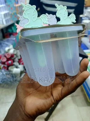 Reusable Unicorn-Shaped Ice Pop Molds.