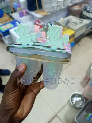 Reusable Unicorn-Shaped Ice Pop Molds.