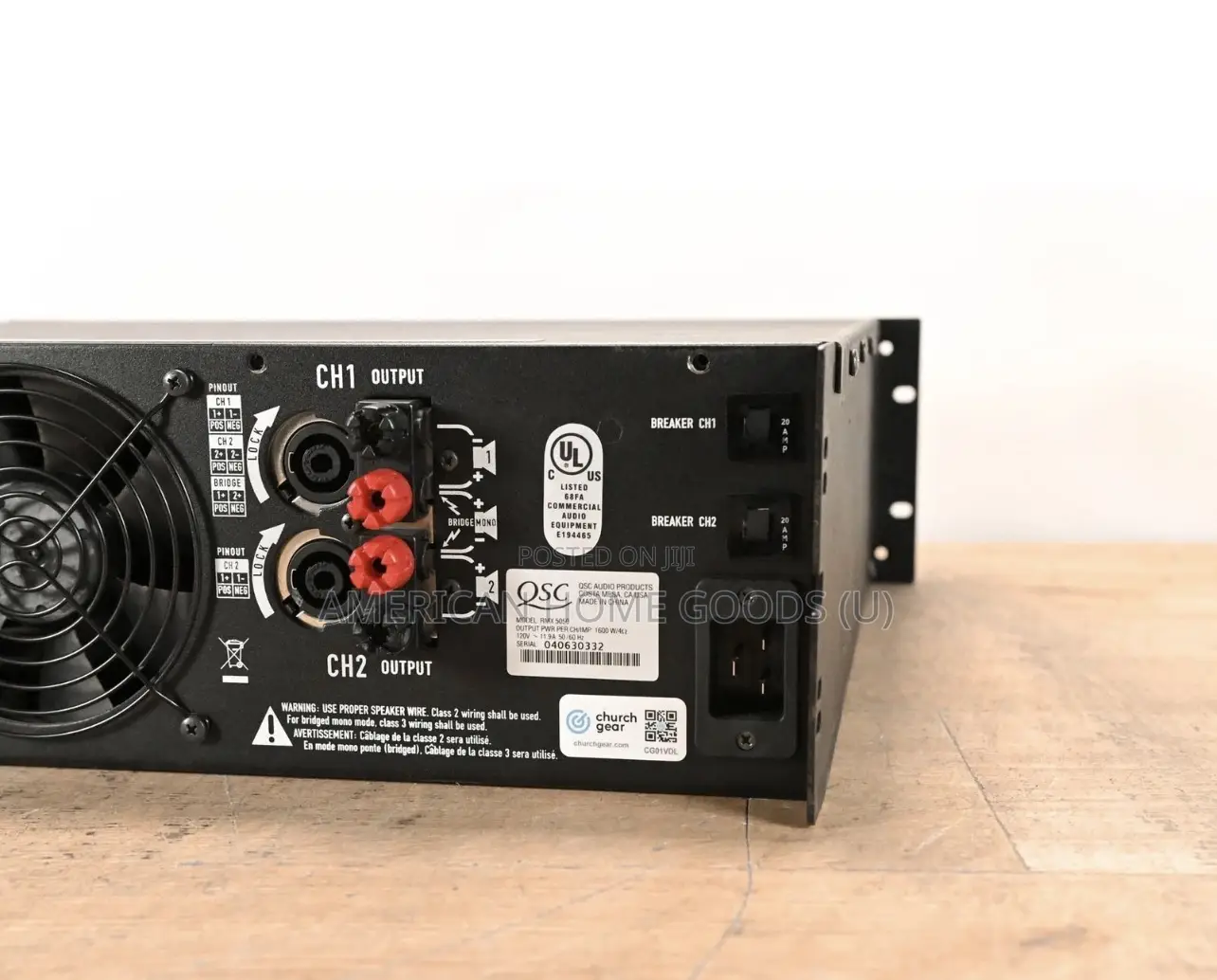 Original QSC Rmx5050 2-Channel 5000 Watt Power Amplifier for Basses