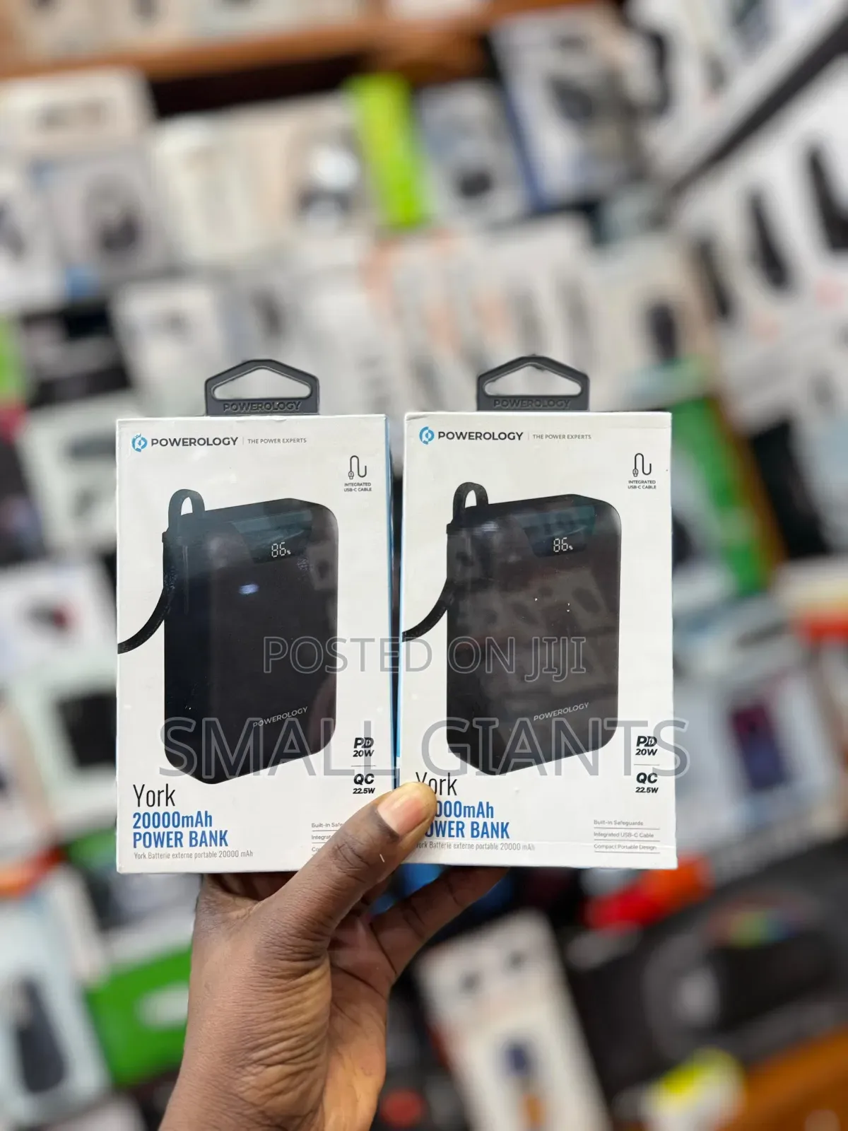 Powerology York 20,000mah Power Bank 20w Pd