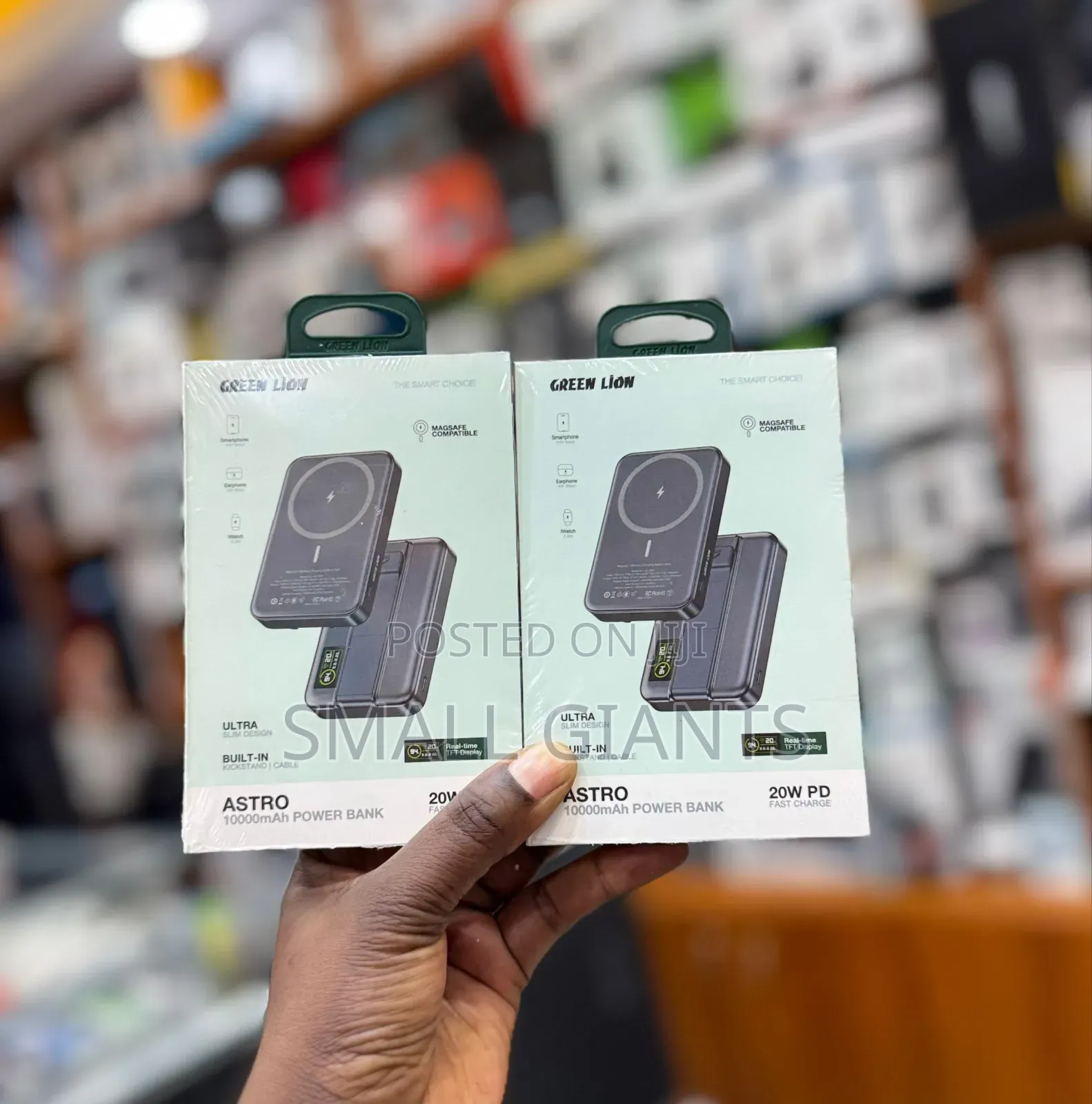 Green Lion Astro 10,000mah Magsafe Compatible 20w Pd