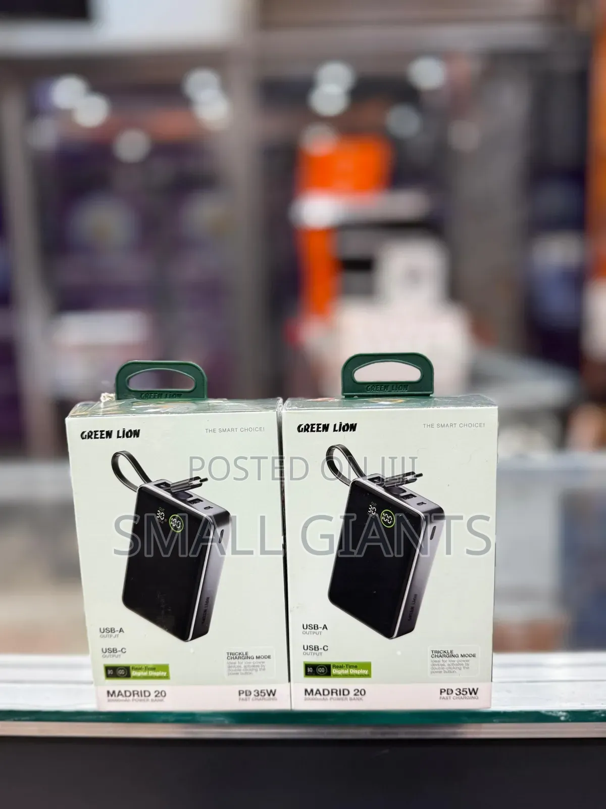 Green Lion Madrid 20,000mah 35w Pd
