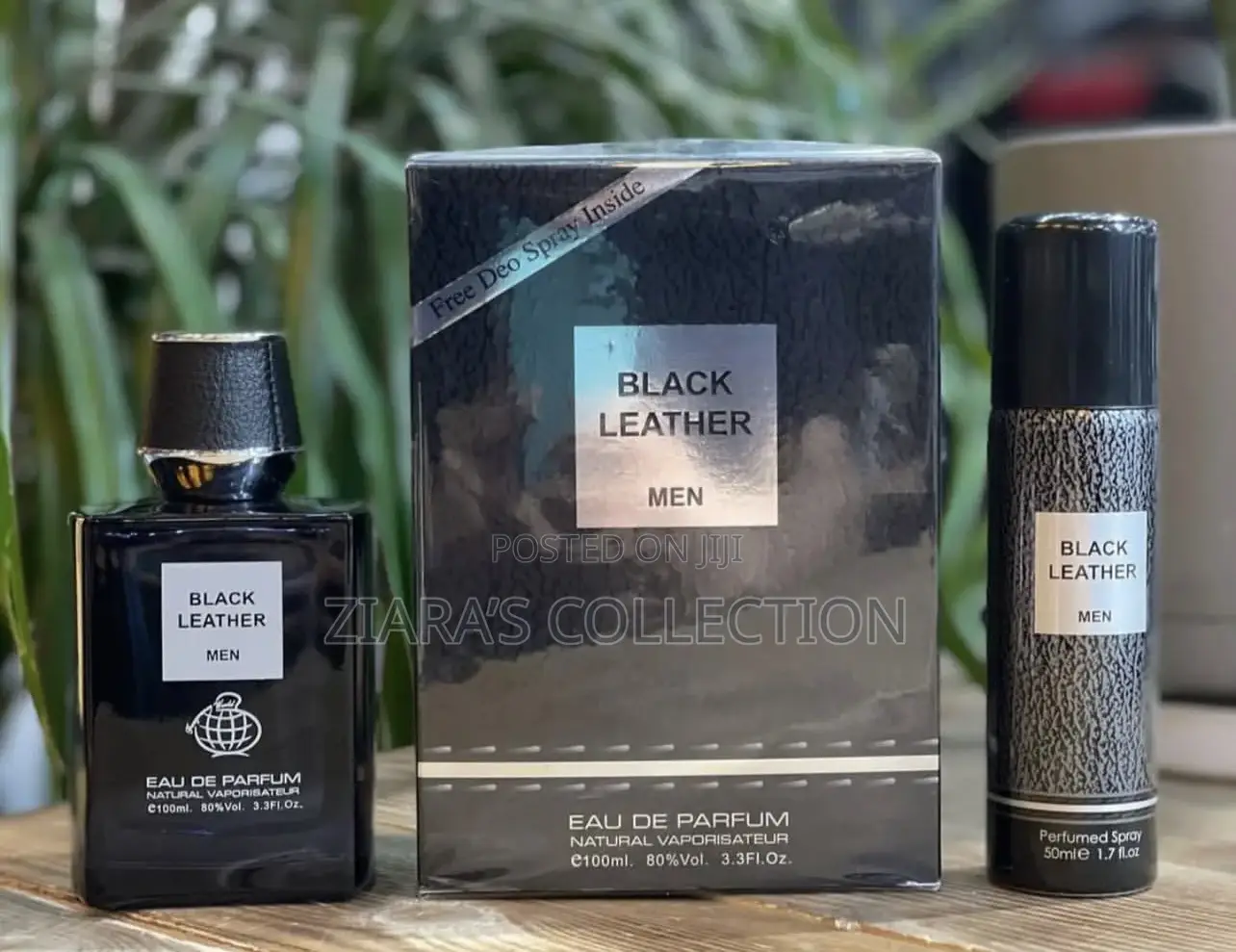 Black Leather Eau De Parfum For Men By Fragrance World