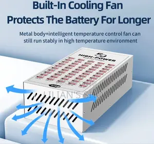 50-Port Usb High-Power Charging Station Designed for Commercial Use