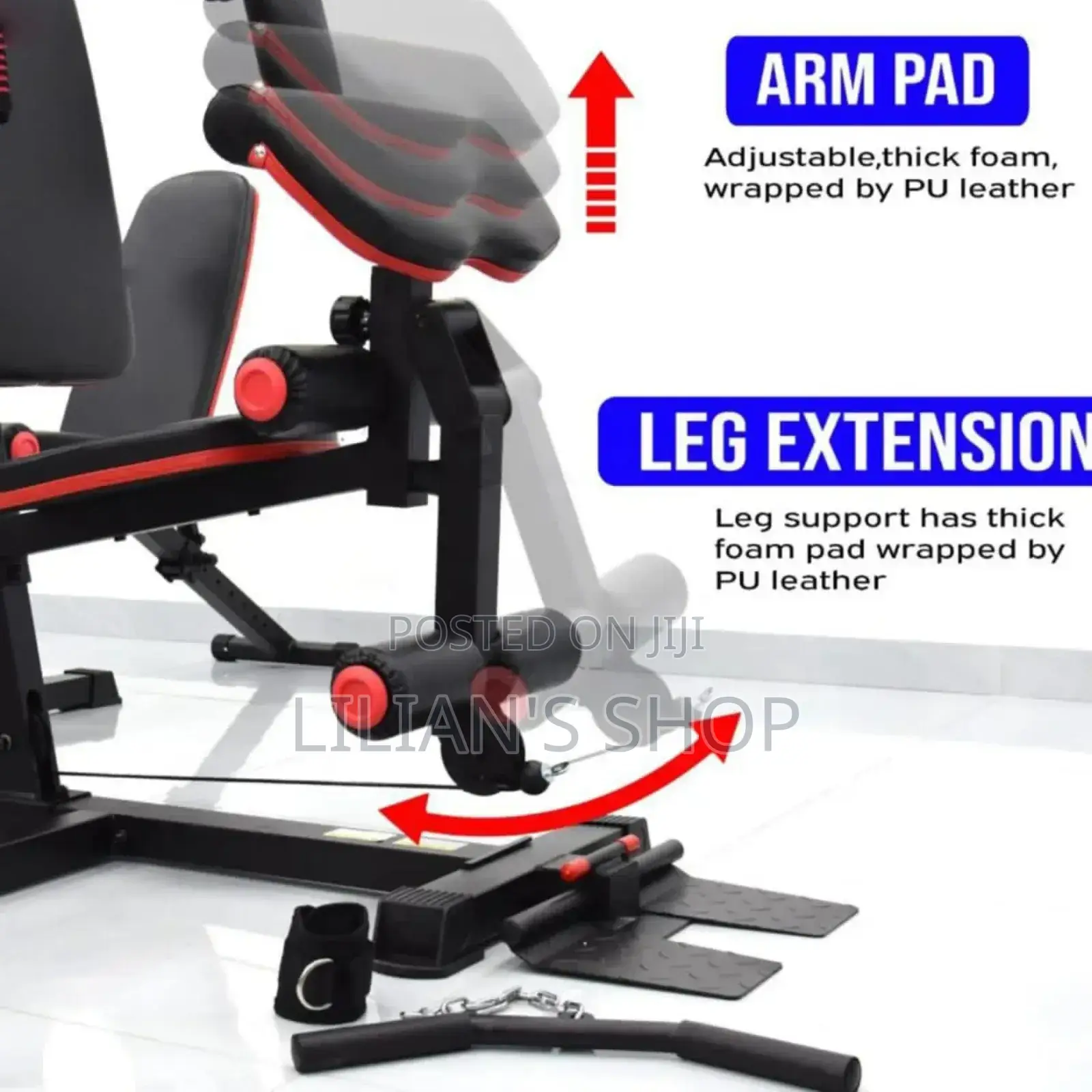 3 Station Home Gym Comprehensive Strength Training Machine