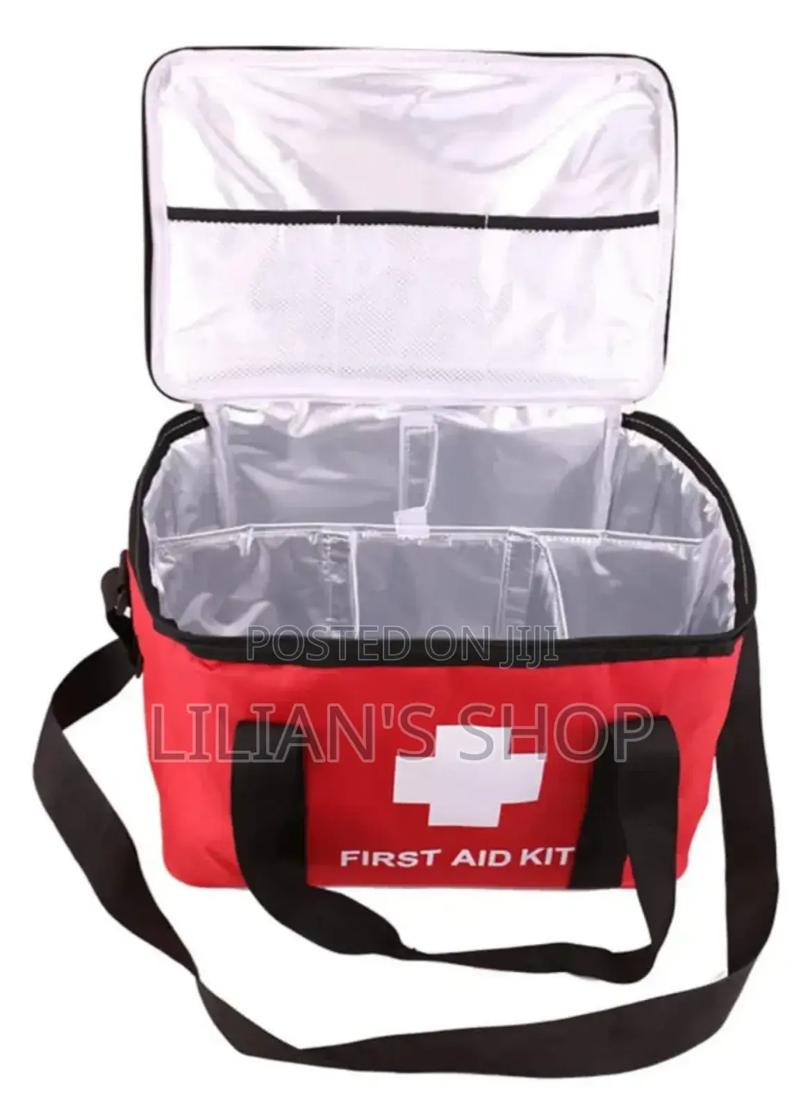 Portable Red First Aid Kit Bag