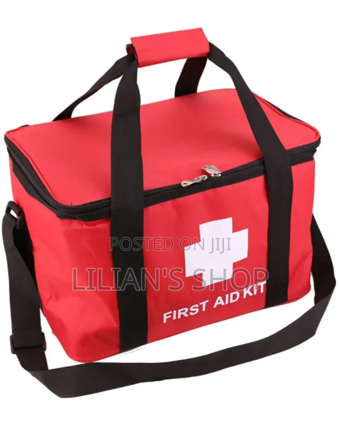 Portable Red First Aid Kit Bag