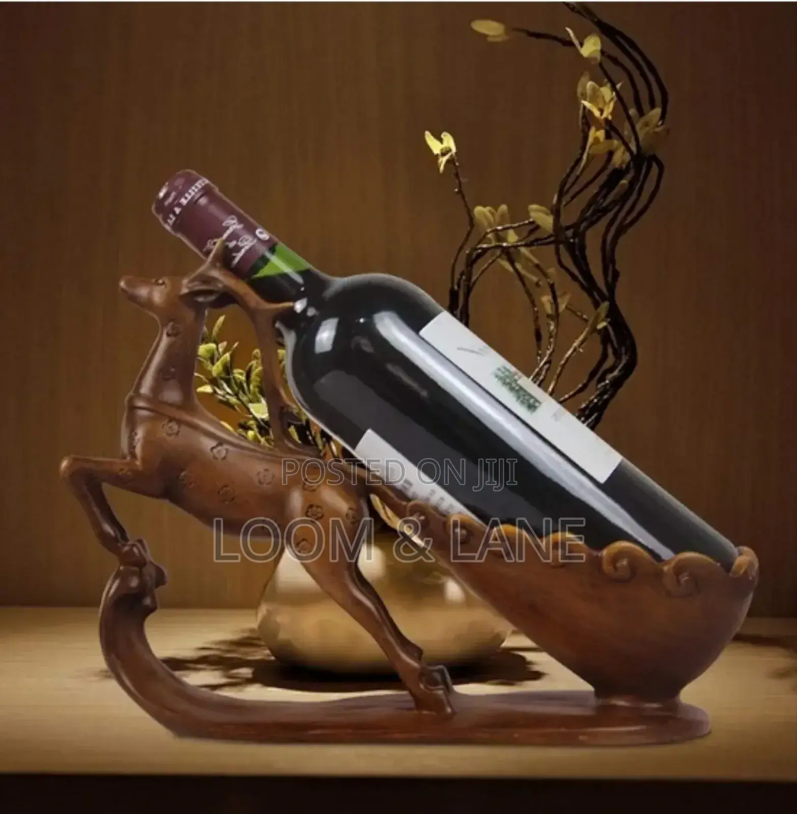 Deer-Shaped Wine Bottle Holder