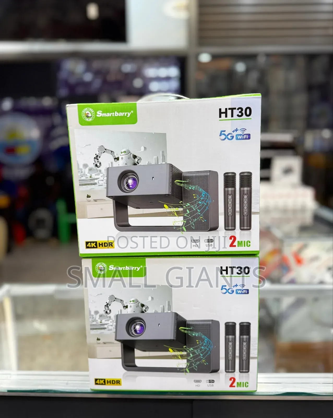 Smartbarry Ht30 With 2 Mic Projector