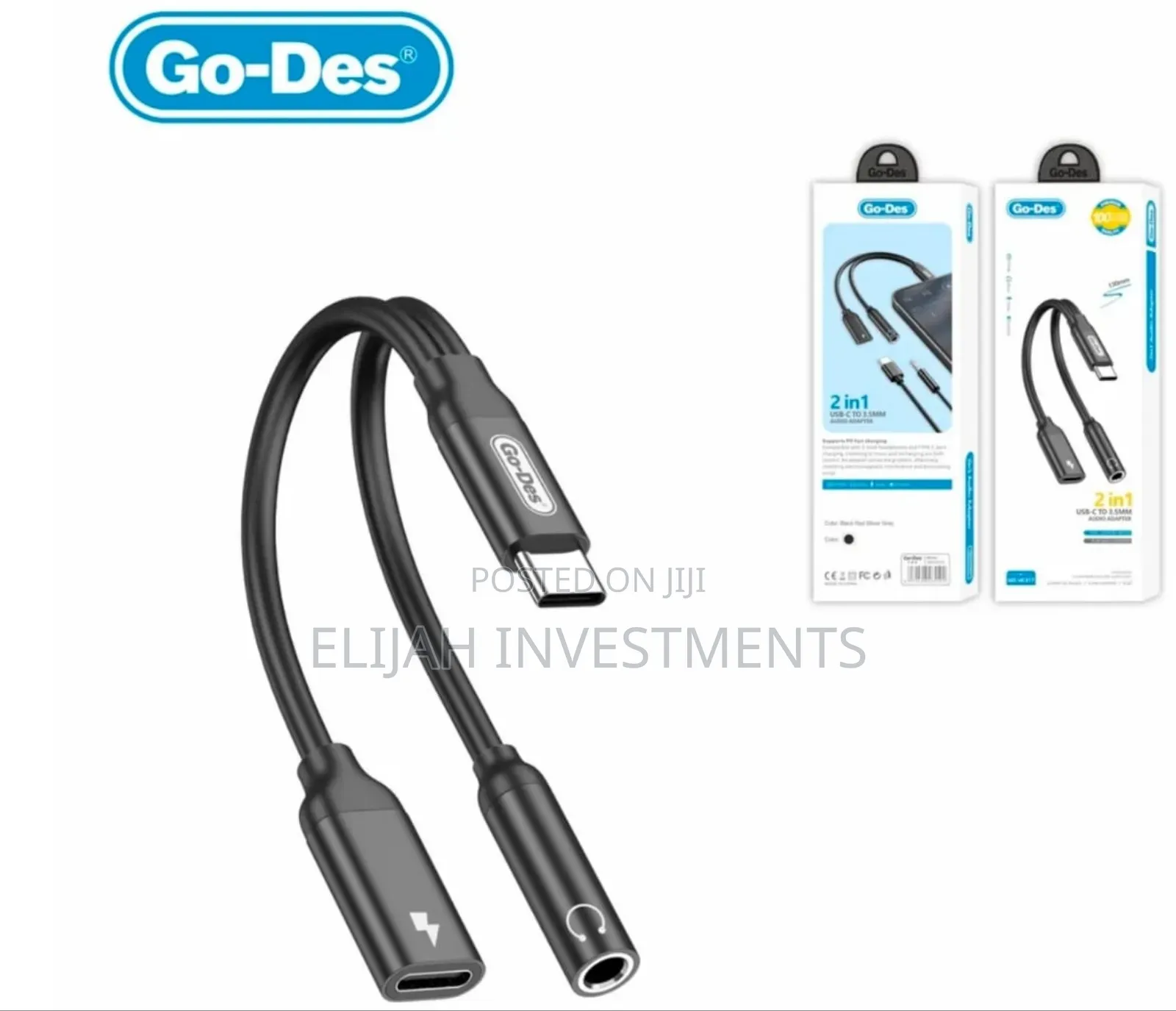 Go-Des Gd-Uc312 Type-C to 3.5mm Converter.