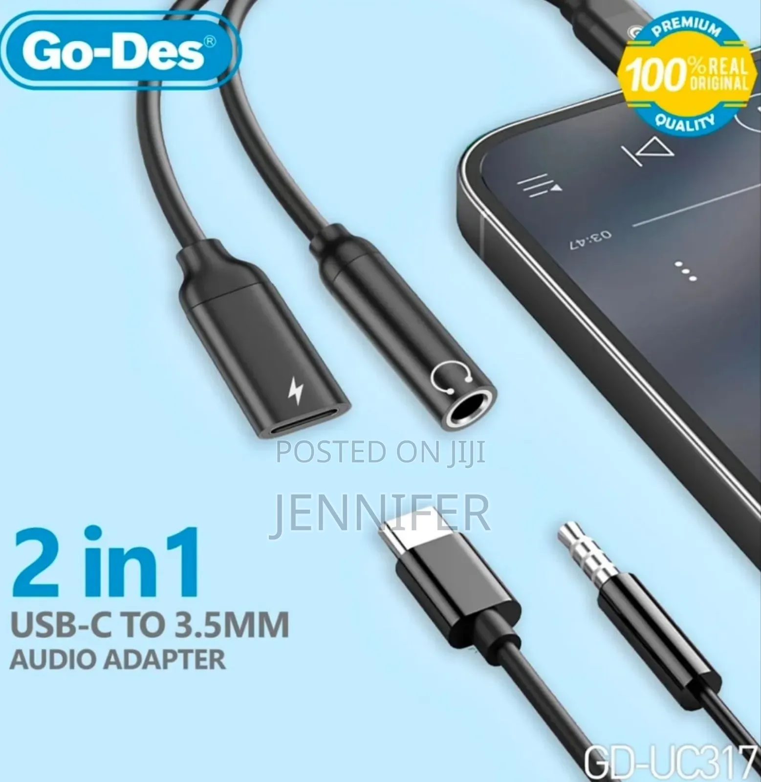 Go-Des Gd-Uc312 Type-C to 3.5mm Converter.