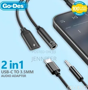 Go-Des Gd-Uc312 Type-C to 3.5mm Converter.