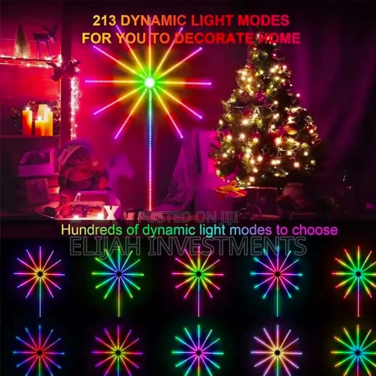 App Smart Control Ic Led RGB Fireworks Light Kit