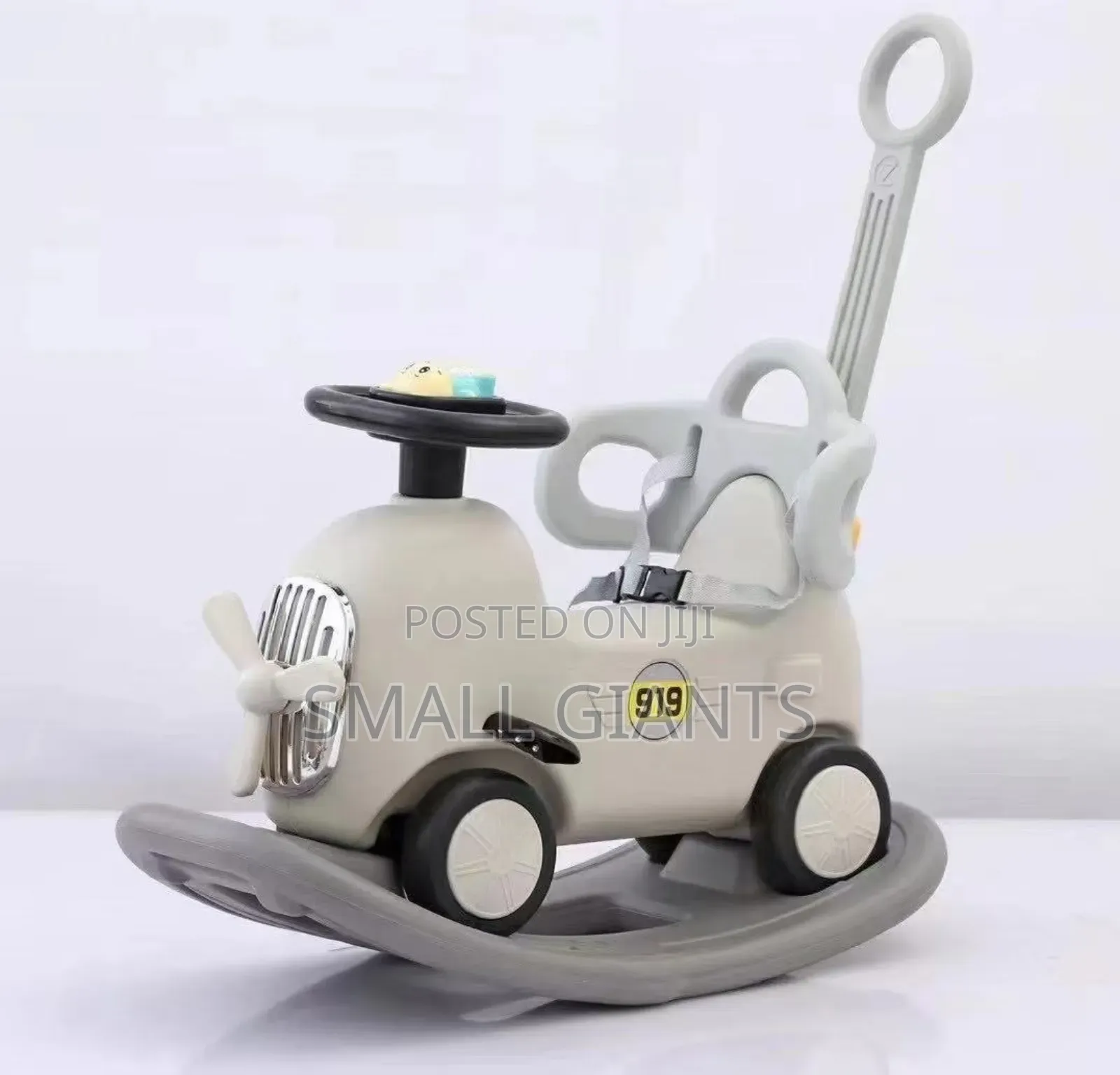 2-in-1 Baby Ride-on Toy Car and Rocker