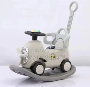 2-in-1 Baby Ride-on Toy Car and Rocker