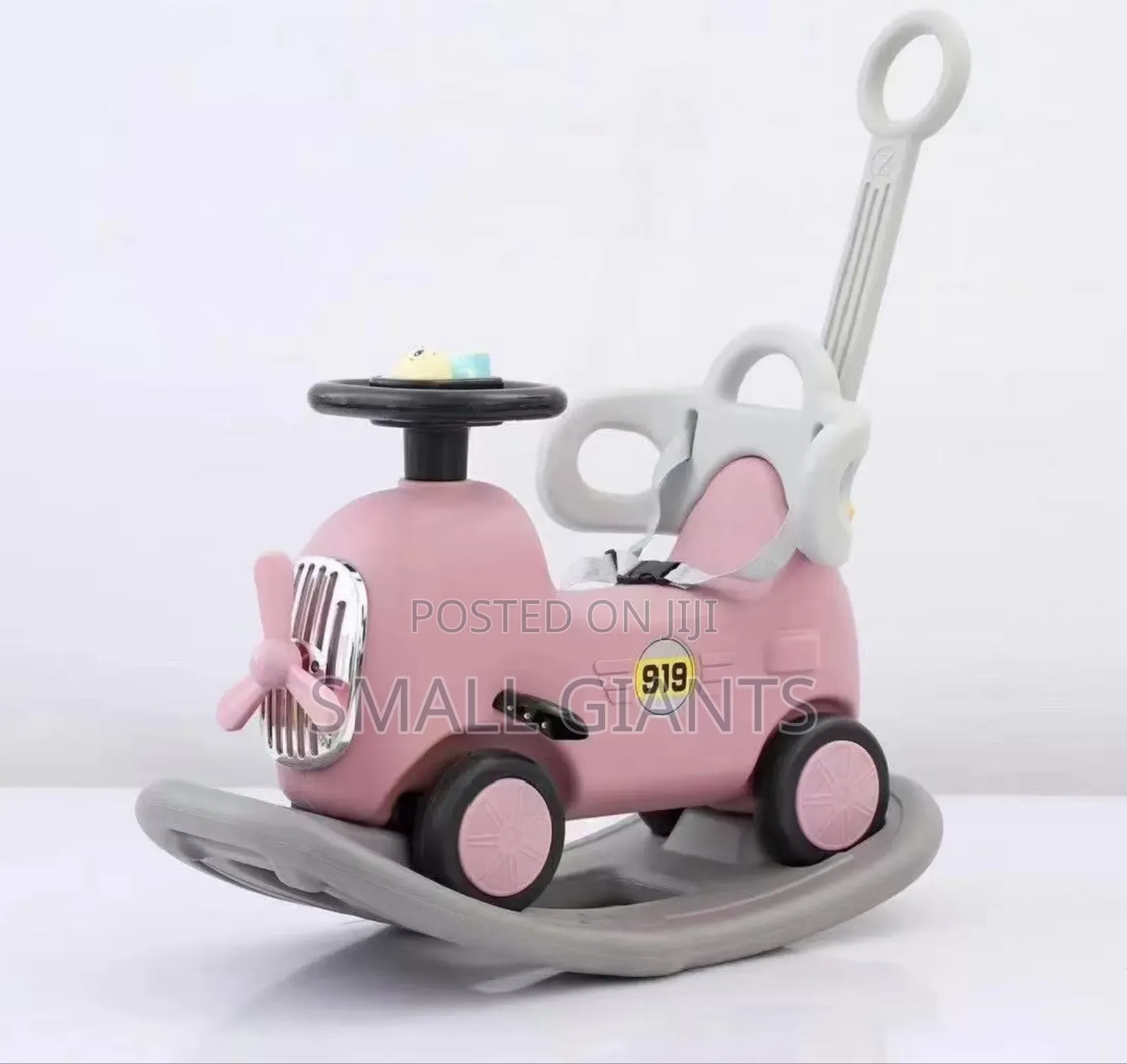 2-in-1 Baby Ride-on Toy Car and Rocker