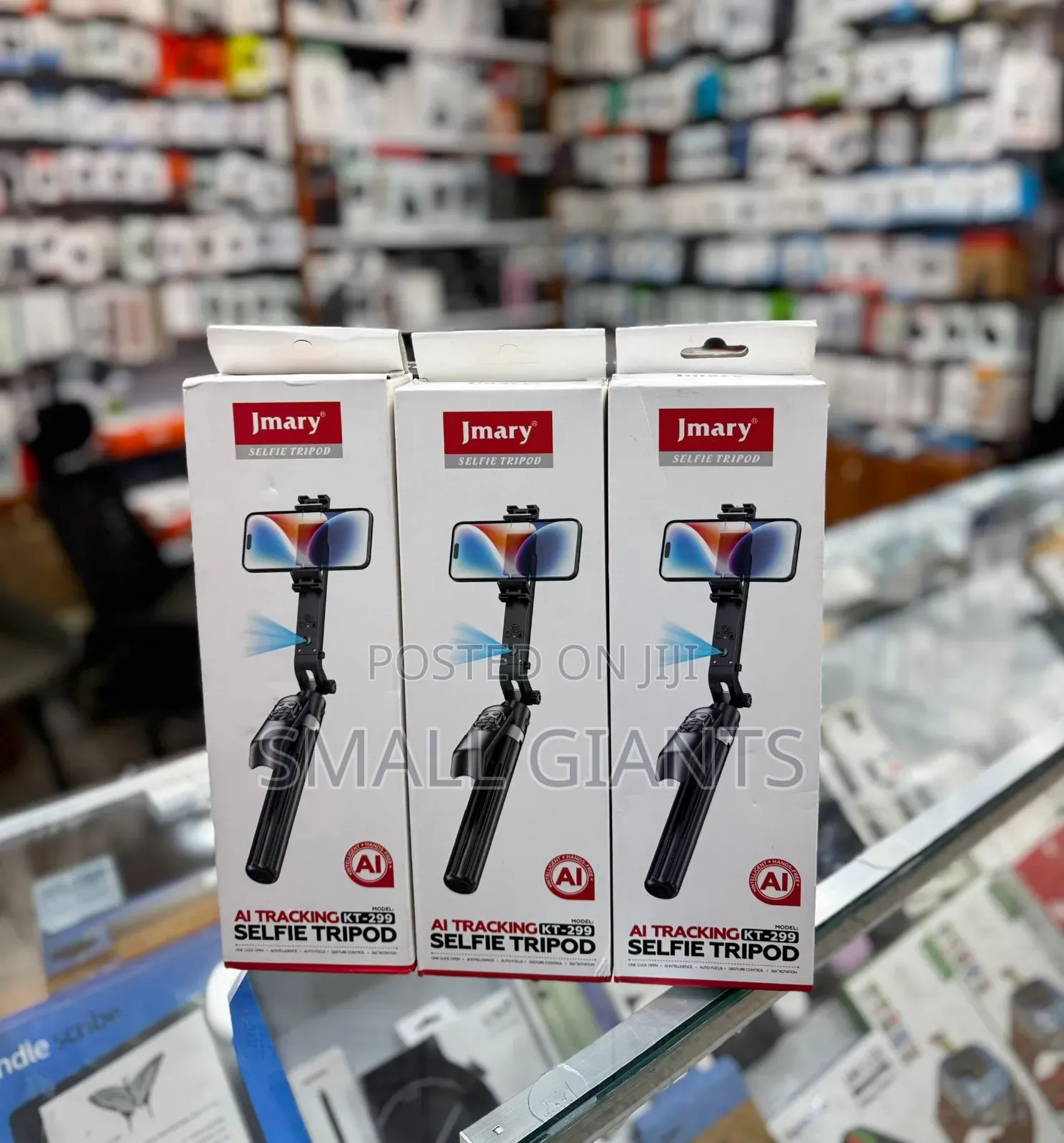 Jmary Kt 299 Rotation Smart Tripods Al Face Sensor Selfie Stick Tripod