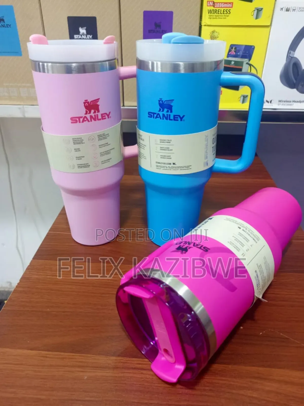 Insulated Vacuum Stainless Steel Stunley Cup / Mug 1200mls