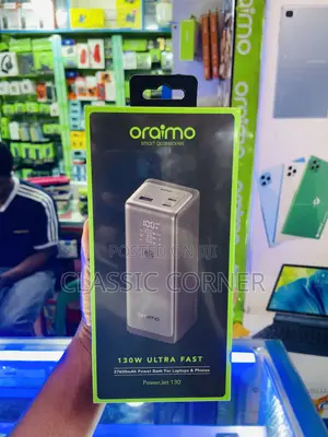 Oraimo Power Jet 130w Ultra Fast Laptop Power Bank