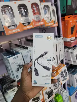 Go-Des 2in1 Audio Type-C Adapter