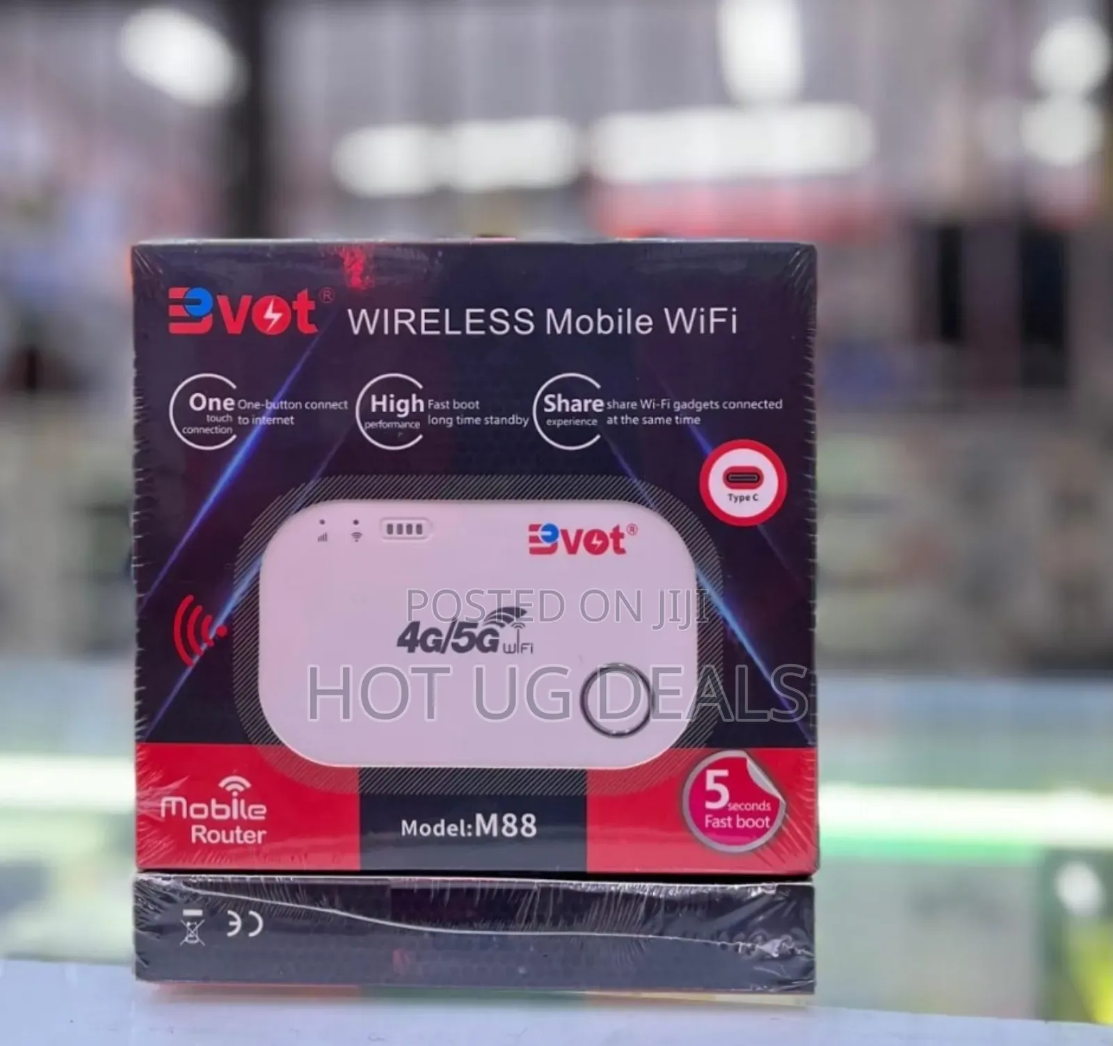 Bvot Portable Wireless Mobile Wifi Router Pocket Router - White