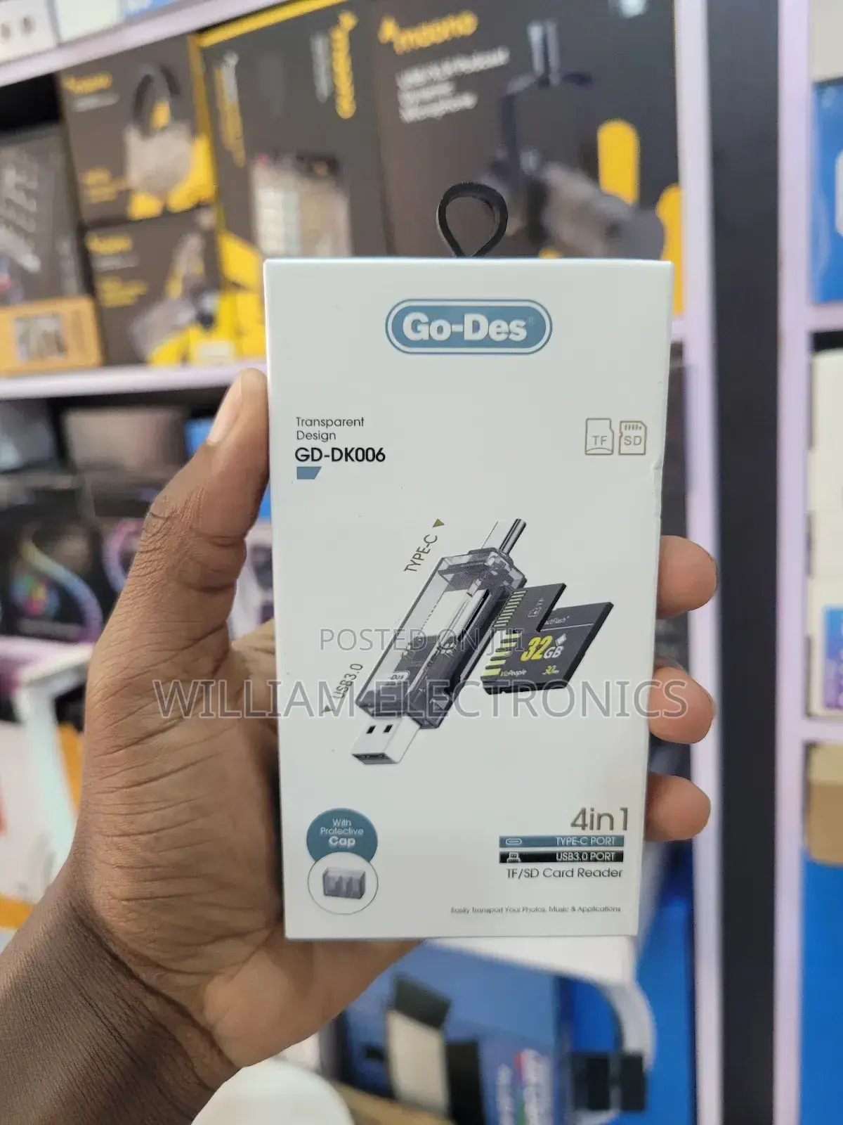 Go-Des Gd-Dk006 4in1 Card Reader