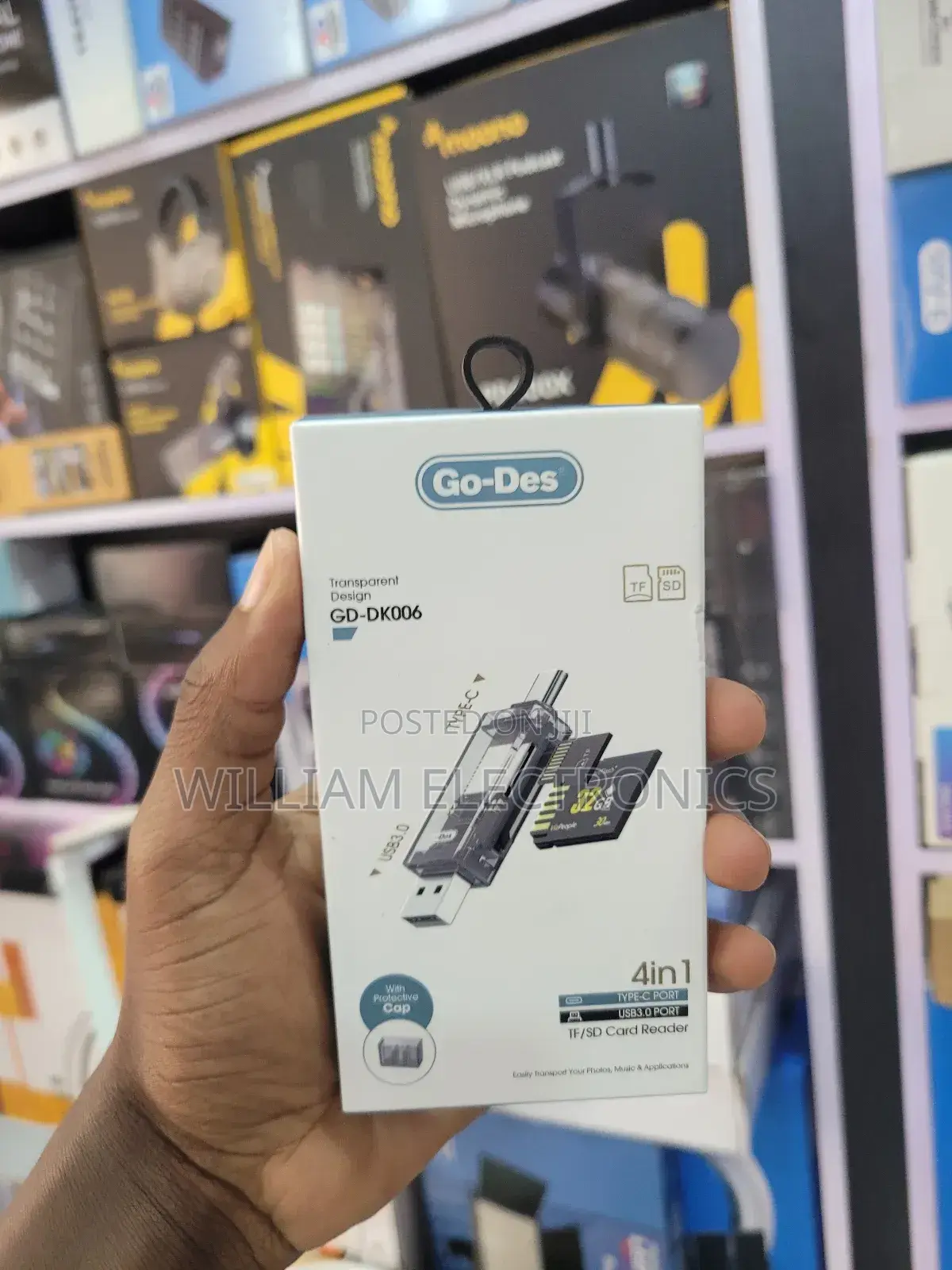 Go-Des Gd-Dk006 4in1 Card Reader
