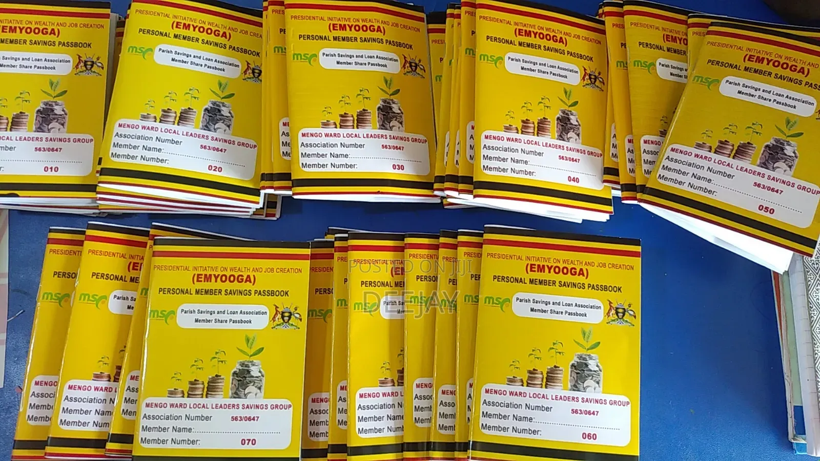 Book, Passbooks and Receipts Printing Services