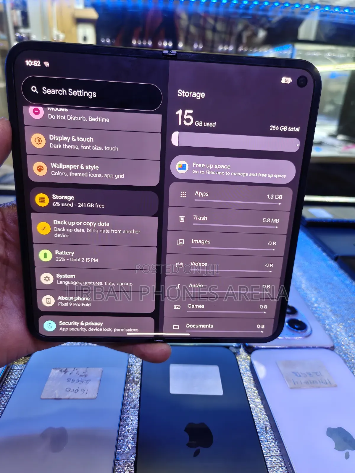 Google Pixel 9 Pro Fold 256 GB Black