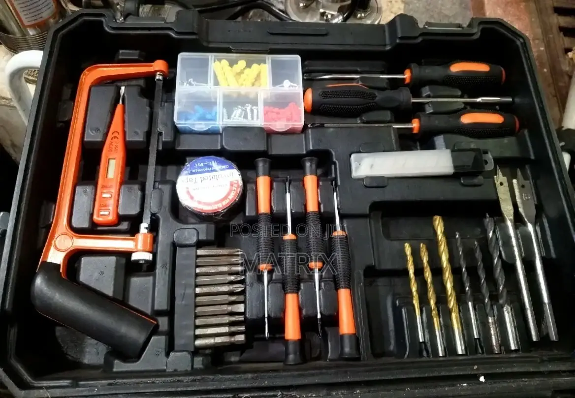 Electric Power Drill ( Cordless Drill) Too Box