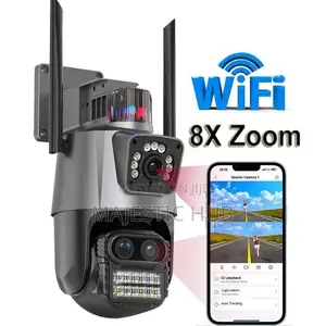 V380 Outdoor Dual Lens Wifi Surveillance CCTV Waterproof, Night Vision