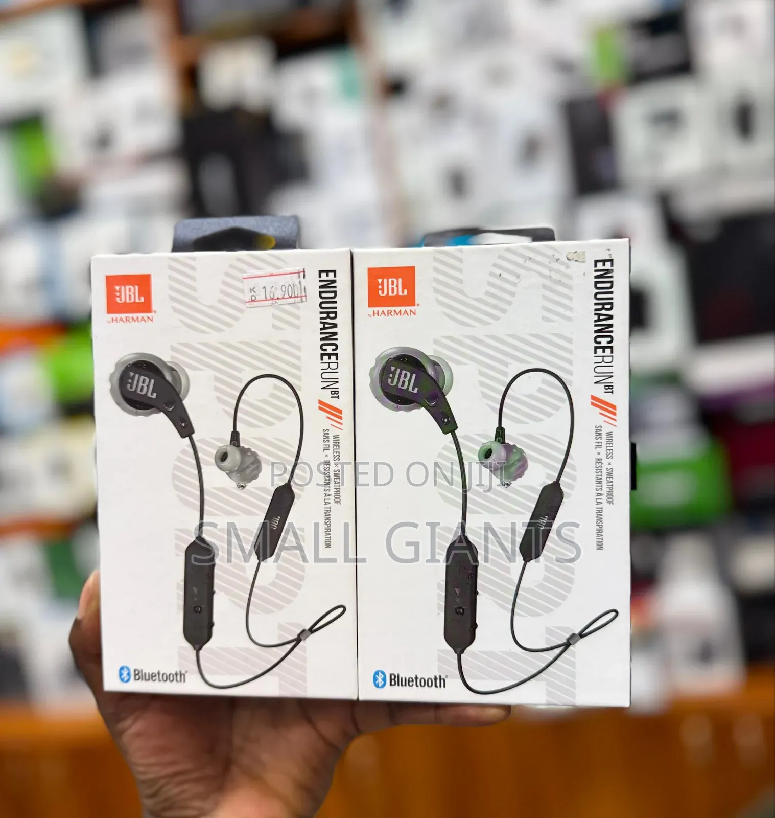 JBL Endurance Run Bt Sweatproof Wireless in-Ear Sport Headphones,