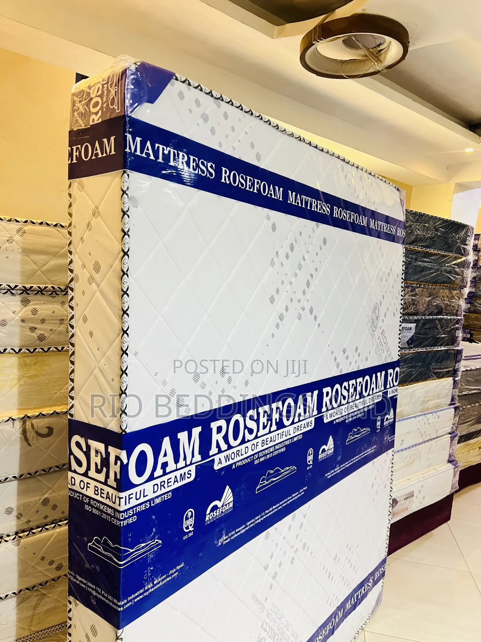 5x6 6 Inches Rose Foam Smart High Density Mattress