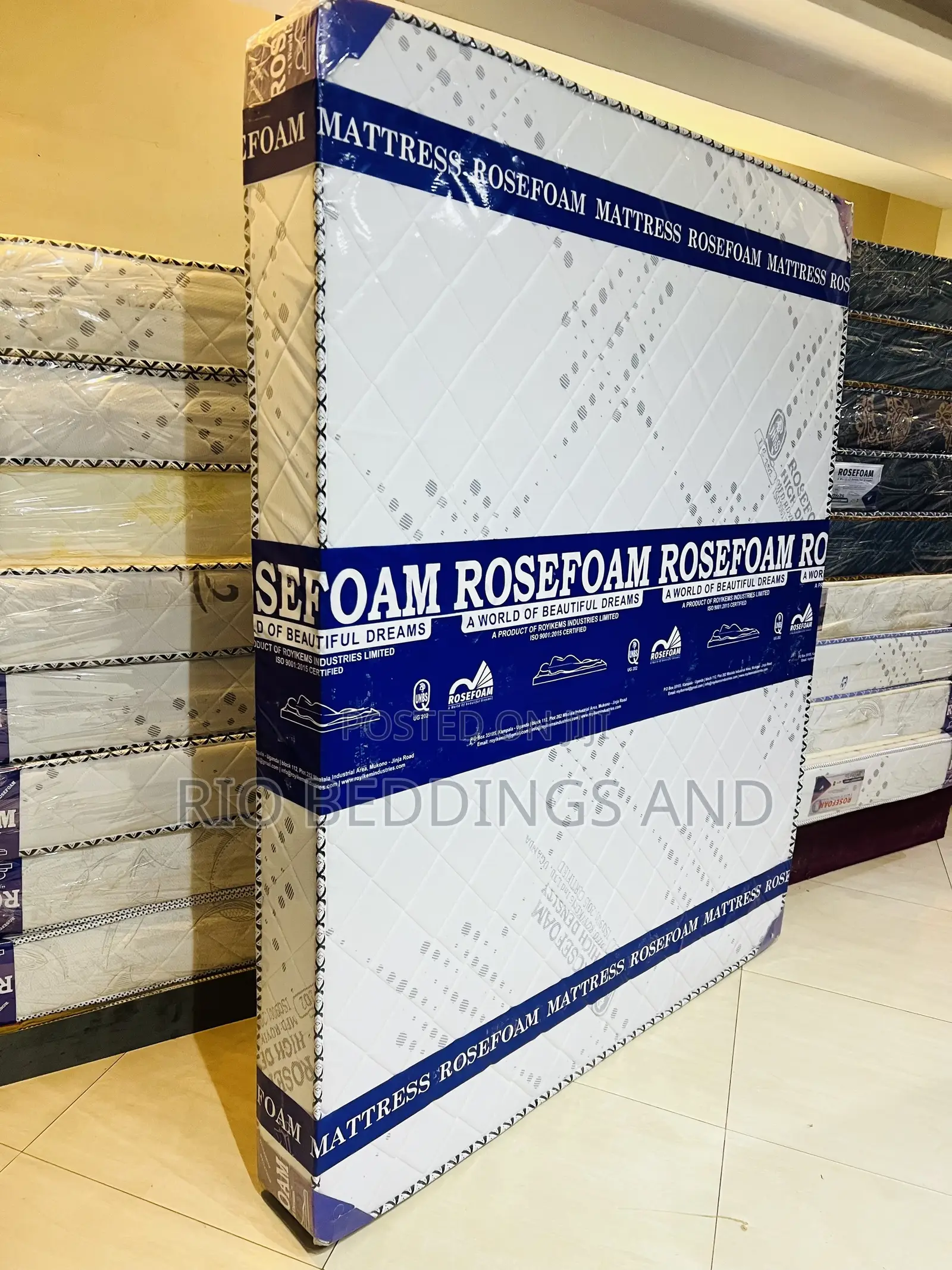5x6 6 Inches Rose Foam Smart High Density Mattress