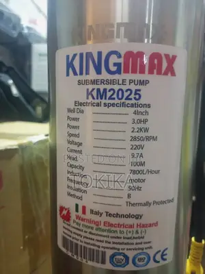 Kingmax Water Pump 100meters ( 320 Ft) Heavy Duty