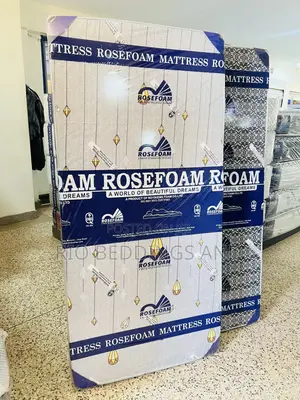 3x6 6 Inches Rose Foam Mattress