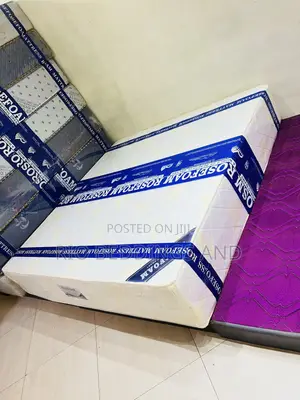 6x6 12 Inches Rose Foam Smart High Density Mattress