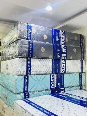 6x6 12 Inches Rose Foam Smart High Density Mattress