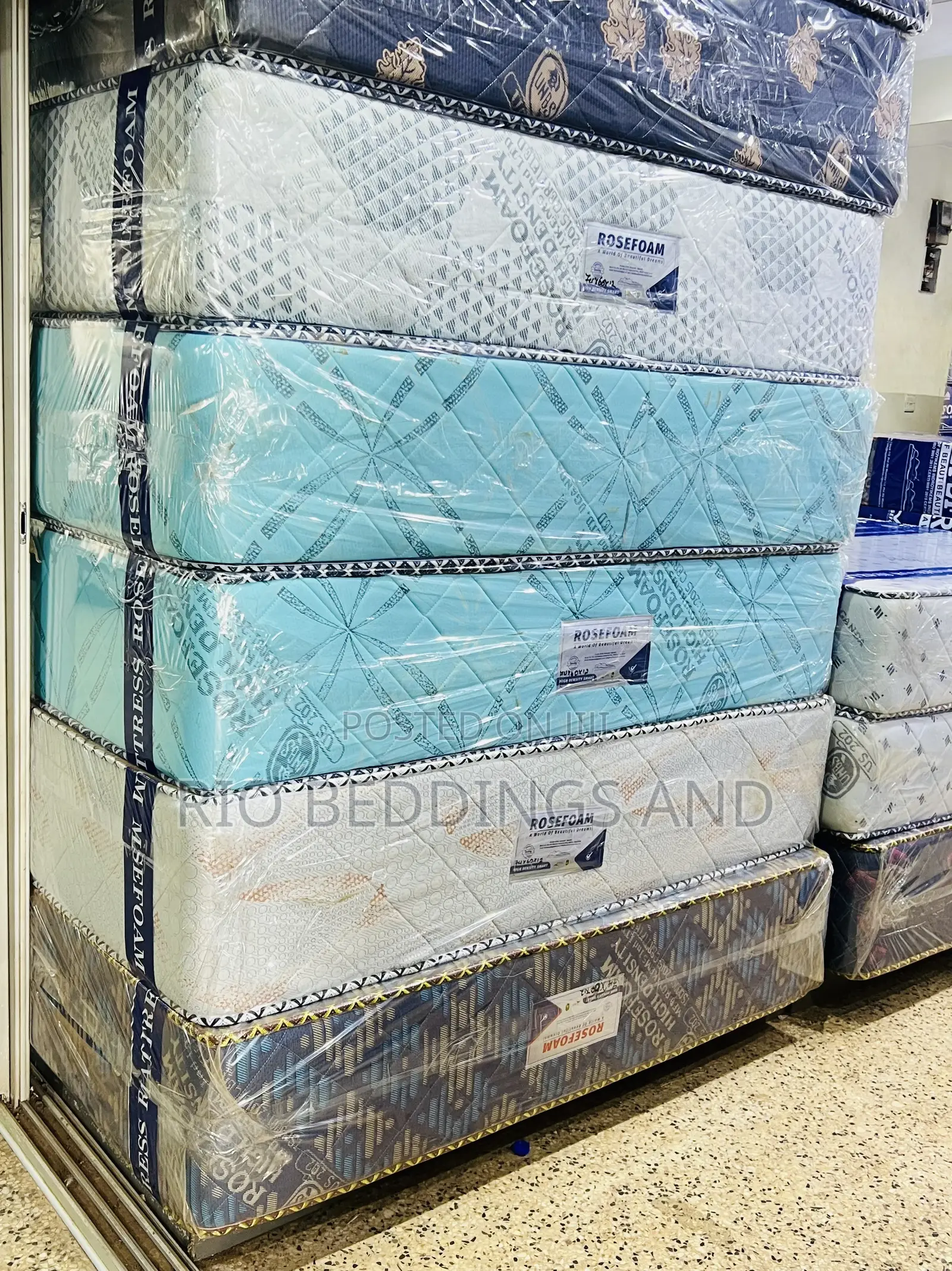 5x6 12 Inches Rise Foam Smart High Density Mattress