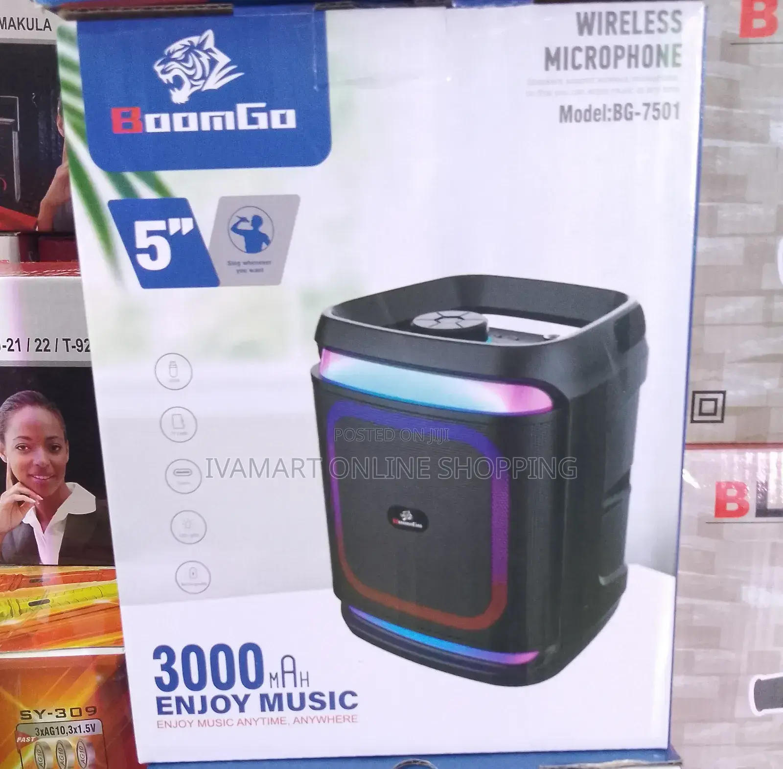 Boom Go Mini Portable Speaker - 5 Inch Loud Speaker