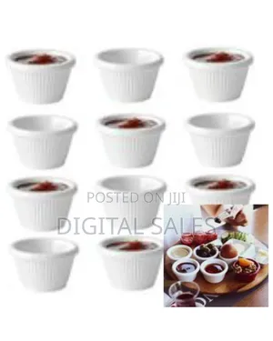 Versatile Ceramic Ramekins / Dipping Bowls (Set of 12)