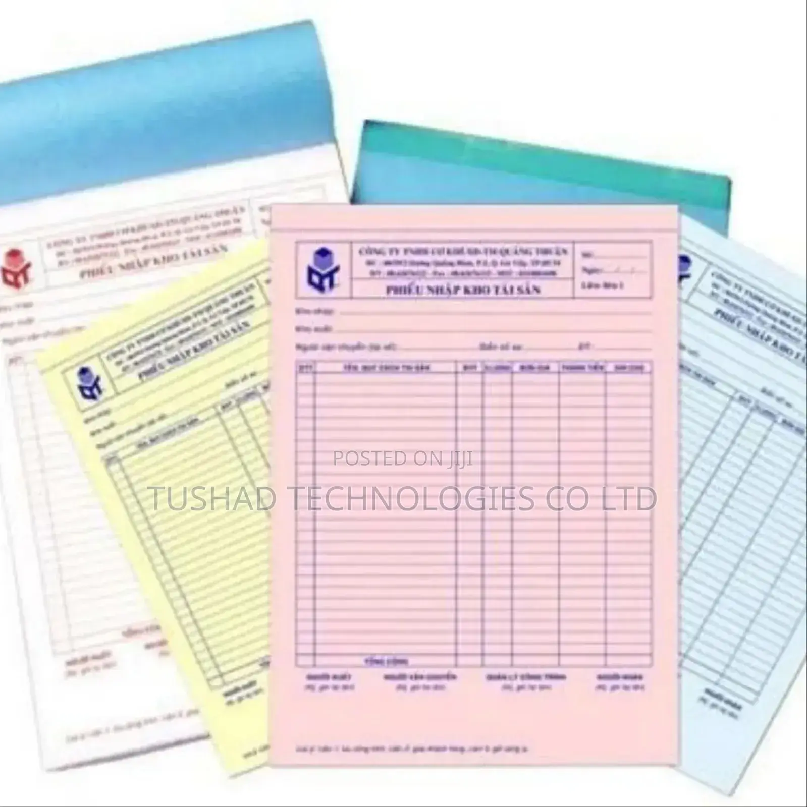 Receipt Books, Invoice, Payment Voucher, Delivery Note, Tickets A4 A5