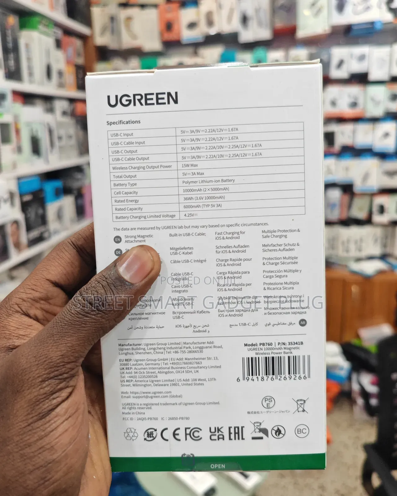 Ugreen Nexode 10.000mah Power Bank
