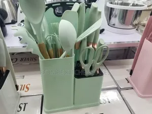 Silicone Kitchen Utensils and Knife Set
