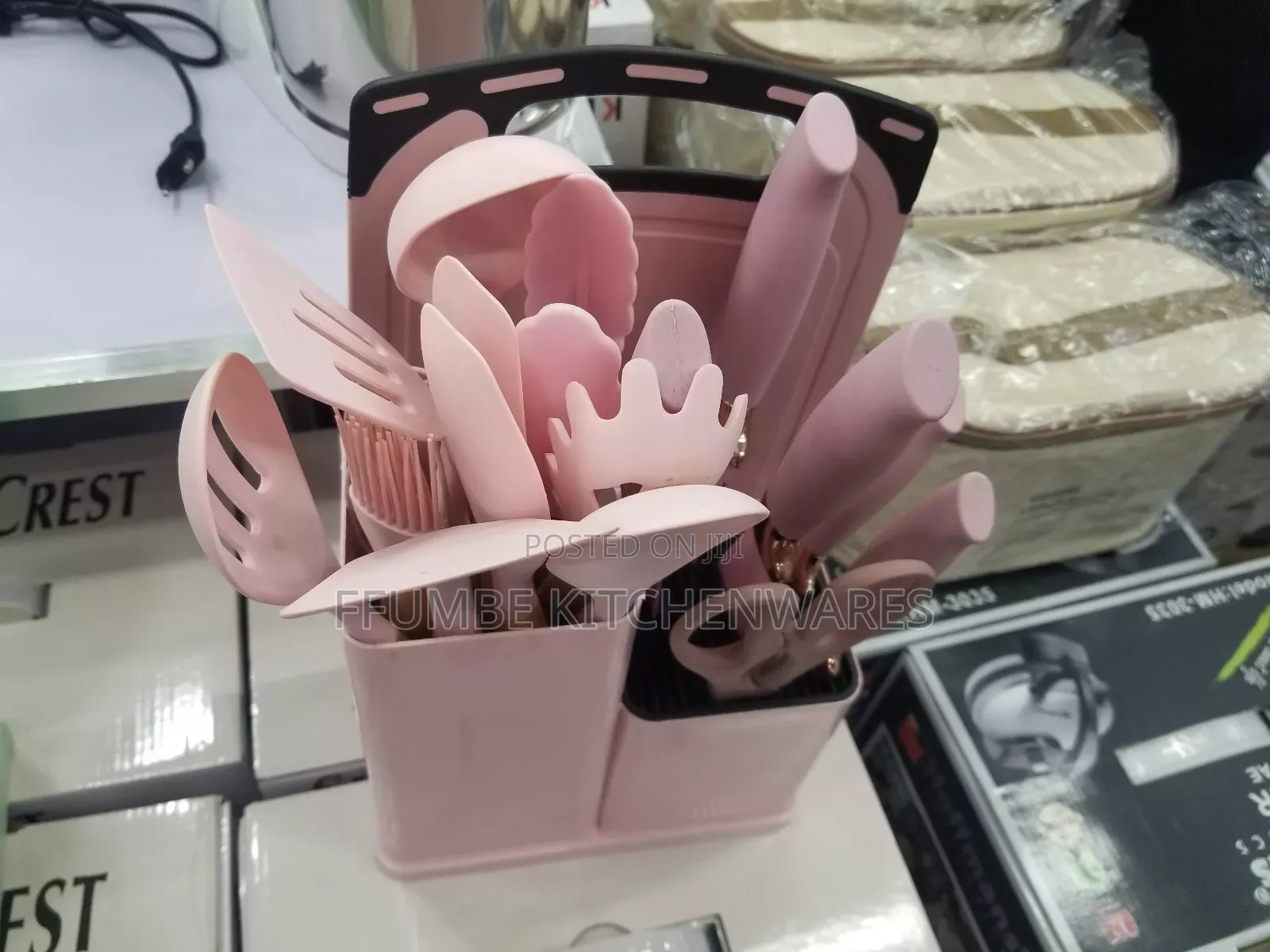 Silicone Kitchen Utensils and Knife Set